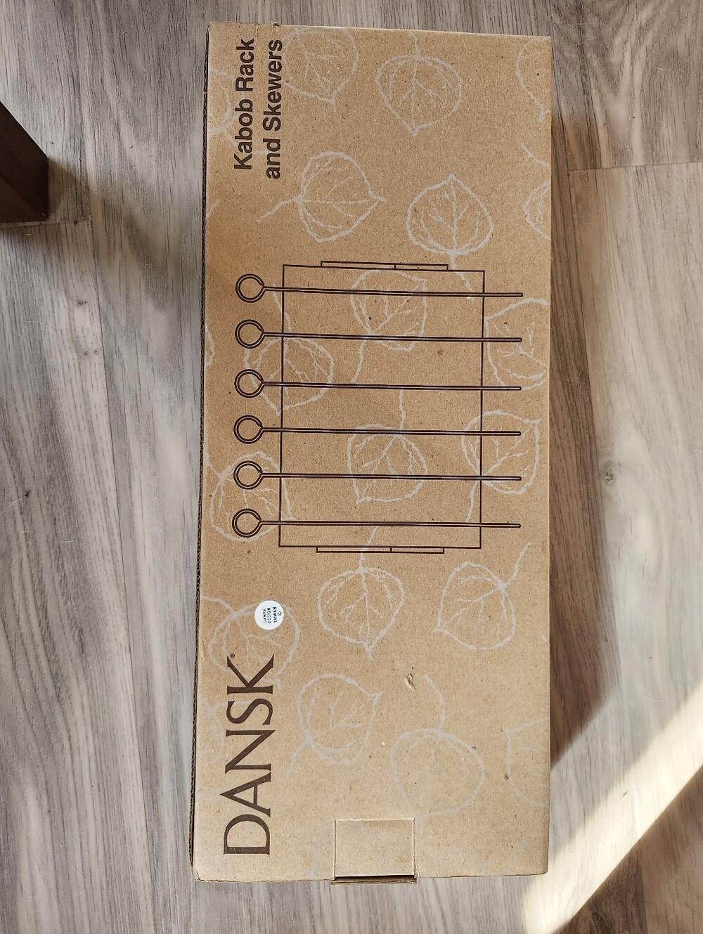 Dansk Black Kabob Rack with 6 Skewers and rack New